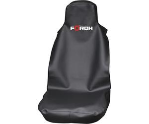 Förch Seat protector, artificial leather, black with airbag approval, workshop protector, seat cover