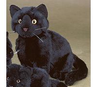 Förster soft animals 3380 cat black sitting 30 cm