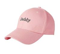 Foetest Agshcqi Adjustable Baseball Cap Daddy Hat Headdress Dad-Cap Hat Sunhat Hip-Hop Flat Snapback - Pink - One Size