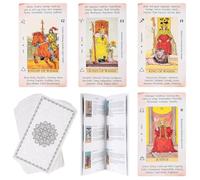 Fofeadm Tarot Cards for Beginners, 78 Original Tarot Deck Card with Guide Book, Durable Tarots Cards with Meaning on Them