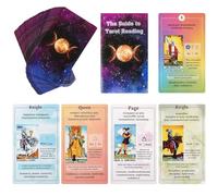 Fofeadm Tarot Cards for Beginners with Guide Book, Classic Tarot Cards with Meanings on Them, Tarot Decks for Tarot Learners
