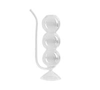 Fofetbfo Vampire Wine Glass, Creative Vampire Wine Glass, Cocktail Glas with Drinking Tube Straw, Clear Glass Wine for Wine Champagne Juice Whiskey Home Whiskey Port Wine Cocktail (High