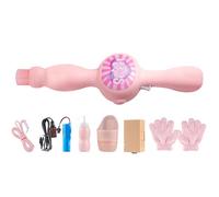 Fog Bubble Machine - 12.2 inches Bubble Guns fo Adjustable Colorful Fog Machine, ABS Lighting Kids Bubbles Maker Machines | Non Slip Electric Blower Creative Handheld Boys Girls Beach Toy for Garden