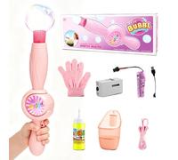Fog Bubble Machine for Kids - Rechargeable Portable Interactive Toys | Elastic Bubble Fog Wand | for Kids Girls Party Family Gathering Backyard Park Beach Festival Playground Photography