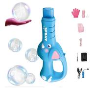 Fog Bubble Machine, Rechargeable Automatic Electric Smoke Bubble Machine, Magic Smoke Bubbles Maker, Colorful Lights & Music, Bubbles Fog Game for Parties, Beaches, Outdoor Toys Gifts