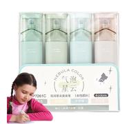 Fog Colour Glitter Highlighter - Multi-Purpose Glitter Pen, Sparkling Note Pens | Nice Highlighter with Soft Chisel Tip, Glitter Highlighter Markings for the Note Basin, Smooth Pens, Colour Mar