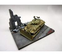 FOG Fields of Glory Models 1/35 Scale Diorama Base No.17 - Ruined Corner #2 280mm x 215m