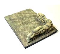 FOG Fields of Glory Models 1/35 Scale Sandbags Short L Wall and Base 180mm x 130mm