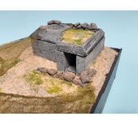 FOG Fields of Glory Models 1/35 Scale WW2 Bunker - Atlantic Wall Series #3 Tobruk Style