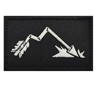 Fog Forward Embroidered Morale Arm Patch with Hook & Loop Fastener