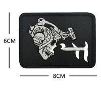 Fog Forward Embroidered Morale Arm Patch with Hook & Loop Fastener