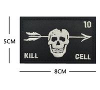 Fog Forward Embroidered Morale Arm Patch with Hook & Loop Fastener