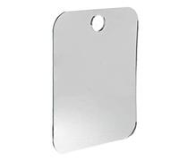 Fog-Free Travel Mirror - Fogproof Shatterproof Shower mirror - Portable Wall Hanging Shower Mirror Anti Fog Shower Mirror Bathroom Fogless Mirror Washroom Travel Silver
