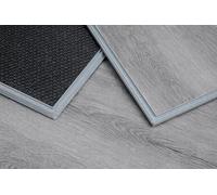 Fog Gray SPC Vinyl Flooring Planks | 6.5mm Rigid Core Click Lock Luxury LVT Floor Tiles | Built-in 1.5mm IXPE Underlayment Cushion | 1.76m² Heavy Duty Waterproof Interlocking Floating Floor