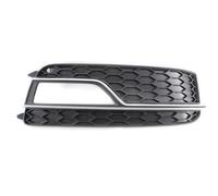 Fog Grille Compatible With For A5 S5 2013 2014 2015 2016 Car Front Bumper Lower Grille Fog Light Grill Grille OEM:8T007681K(Right chrome)
