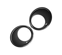 Fog Grille Compatible With For Cooper R55 R56 R57 2007 2008 2009 2010 2011 2Pcs Front Fog Light Lamp Trim Ring Cover Frame 51112753661