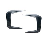 Fog Lamp 1 Pair Car Front Foglight Eyebrow Eyelids Cover Trim Fog Light Lamp Protector Cover Chrome For Toyota For RAV4 2020 2021 Fog Lights(Black)