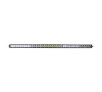 Fog Lamp 250W 50inch Slim Single Row 3D Led Light Bar Boat 4WD SUV Truck Free Wiring Strobe White + Blue/Amber/Red/Green Light 12V 24V Fog Lights(White With Blue)