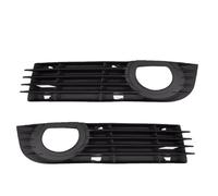 Fog Lamp Bezel Cover Trim For A8 D3 2005 2006 2007 4E0807681AD 4E0807682AD Car Accessories Front Bumper Fog Light Lamp Grille Auto Radiator Grille(Left and right)
