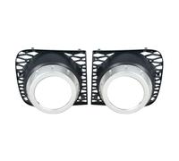 Fog Lamp Car Front Bumper Fog Lamp Light Trim Cover Frame Grille Hood Cap Lid For Land For Rover For Range For Rover For Vogue L322 2010 2011 2012 Fog Lights(Silver one pair)