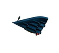 fog lamp cover Compatible With For Territory 2022 2023 For Equator Sport Rear Bumper Fog Light Lamp Frame Cover Bright Strips Trailer Accessories(Trailer cover)