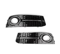 Fog Lamp Cover For A4 B8 2009 2010 2011 Car Front Bumper Light Comb Grilles Frame Trim Protection Grill Exterior Parts Fog Light Grill Cover
