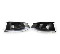 Fog Lamp Cover Grille Front Fog Lamp Cover Fog Light Grill for A4 Bumper 2020-2022 Car Styling Accessories Bumper Grille Fog Cover Cap