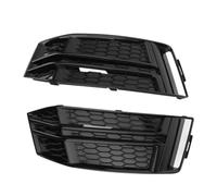 Fog lamp covers Compatible With For A4 B9 S 2016 2017 2018 Car Pair Front Bumper Fog Lights Lamp Grille Grill Cover Trim OEM:8W0807681F 8W0807682F