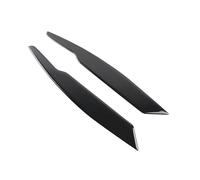 Fog Lamp Eyebrow Cover For Passat For B6 For 3C 2005-2010 2pcs Bright Black Car Headlight Eyebrow Trim Eye Lid Cover Sticker Decorative