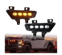 Fog Lamp For For F150 For SVT For Raptor R/For Raptor 4-Lamp Assembly W/Turn Signal Feature 2021-2024 Front Bumper Turn Signal Fog Lights Lamps Fog Lights