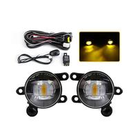 Fog Lamp For For Ranger For Raptor 2022 Car LED White Daytime Running Light DRL Yellow Turn Signal Lamp Front Bumper Driving 12V Fog Lamp Fog Lights(Fog Lamp Yellow)