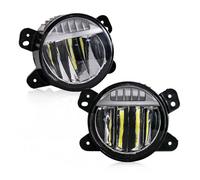 Fog Lamp For Jeep For Wrangler JK JL For JLU For Rubicon For Sahara 2018 2019 LED Fog Lamps DRL Daytime Running Lights Front Bumper 12V Fog Lights(Fog DRL White)