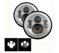 Fog Lamp For Land For Rover For Defender 90 110 Car LED Lights Kit Front Rear Signal Indicator Lamp Stop Fog Reversing Light / 7Inch Headlight Fog Lights(2pc Headlight a)