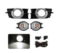 Fog Lamp For Toyota For Wish 2009 2010 2011 2012 Halogen Car Fog Kit Bumper Lamp Daytime Running Light DRL Daylight Accessories Led Fog Light Fog Lights(LED White)