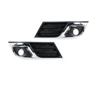 Fog Lamp Frame Front Bumper Lower Chrome Grill Bezel Cover Compatible for Chevy Traverse 2013 2014 2015 2016 2017 Car Accessories(Left and Right)