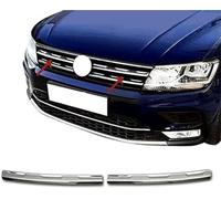 Fog Lamp Grill Car ABS Front Grille Trim Strip 3D Protective Cover Exterior Modification Accessory For Tiguan 2016-2019