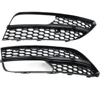 Fog Lamp Grill For A3 For Hatchback 2013-2016 2PCS Car Front Cover Honeycomb Bumper Grille Black/Silver Fog light bezel