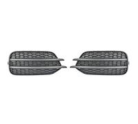 Fog Lamp Grill For Vw For Tiguan 2012 2013 2014 2015-2018 Front Bumper Fog Light Cover Honeycomb Grille Left Right Grille Without Hole Fog Light Trim Frame