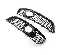 Fog lamp grille Compatible With A3 8P 2009 2010 2012 2013 1 Pair Car Front Bumper Fog Light Mesh Grille Fog Lamp Honeycomb Grille 8P0807682D