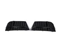 Fog Lamp Grille Compatible With A3 8V SEDAN 2017 2018 2019 2020 Car Front Bumper Fog Light Cover Lower Grilles Grill Set OEM 8V3807681AB(A)