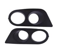 Fog Lamp Grille Compatible With For E46 M3 2001 2002 2003 2004 2005 2006 1 Pair Front Bumper Fog Light Lamp Cover Grill Air Hood Frame Surrounds(Black A)