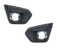 fog lamp grille Compatible With Subaru For Impreza 2012 2013 2014 Bumper Grille Anti-fog Lamp Frame Front Bumper Fog Lamp Cover 57731FJ010(Silvery L and R)