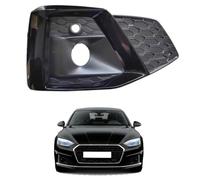 Fog Lamp Grille Cover Set for Audi A5 2020-2024, Vent Grille Insert Front Bumper Replacement,Right- Black