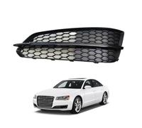 Fog Lamp Grille Cover Set for Audi A8 Sline S8 2015-2017, Vent Grille Insert Front Bumper Replacement,Left-Black