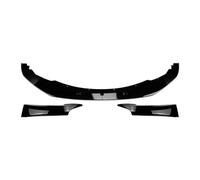 Fog Lamp Grille For B&MW 1 Series F20 F21 120d 120i M135i For M-Pack For PRE-LCI 2011 To 2015 Front Bumper Lip Spoiler Splitter(Gloss black AB)