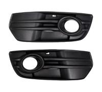 Fog Lamp Grille For Q5 2009 2010 2011 2012 Left Right Car Front Bumper Lower Under Fog Lamp Light Grill Frame Cover Grille Bezel Chrome 8R0807681A