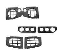Fog Lamp Grille Grill Car Taillight Headlight Guards Fog Lamp Protector Cover Trim Light Decoration for Jimny XL GL 2019-2026 Exterior Accessories