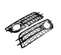 Fog Lamp Grille Grill Compatible With A4 8K2 B8 2008-2012 For S4 Chrome Ring Bumper Fog Light Grill Modification Repair Parts