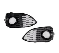 Fog Lamp Grille Grill Compatible With BMW 1 Series F20 F21 LCI 2015 2016 2017 2018 2019 M-Sport Without Pdc Holes 2PCS Fog Light Cover Grille Modification