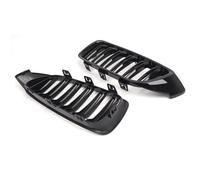Fog Lamp Grille Grill Compatible With BMW F32 F33 Coupe 2013-2017 For F36 2014-2017 Double Line Gloss Black Car Front Bumper Grilles Kidney Racing Grill